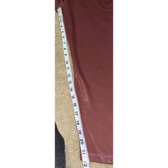 GRRRL Leggings (Small/Medium) (4-6) Metallic Purple/Pink Iridescent Print Gym - Picture 5 of 8